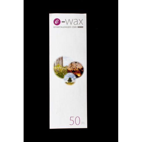 E - wax Gyantalehúzócsík - 50 db