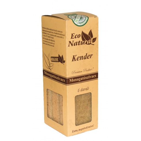 Eco Natural Kender mosogatószivacs 6 darabos
