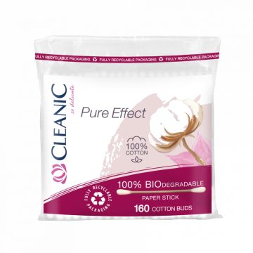   Cleanic Pure Effect fültisztító 160 db (utántöltő, biológiailag lebomló)