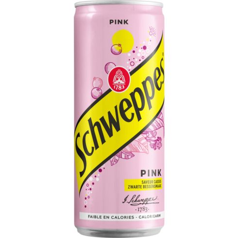 0,33L CAN Schweppes Pink Tonic