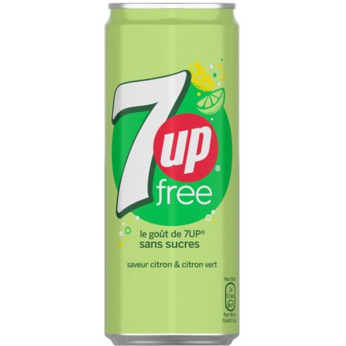 0,33L CAN 7UP Free