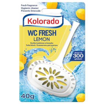   Kolorado "fresh" kosaras toalett block 40 g - citrom