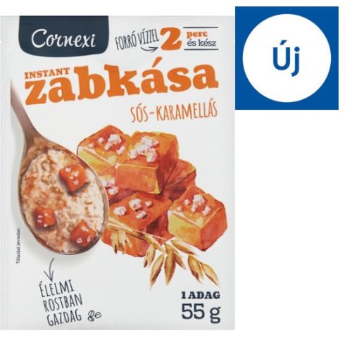 Cornexi Zabkása 55g Sós-karamellás