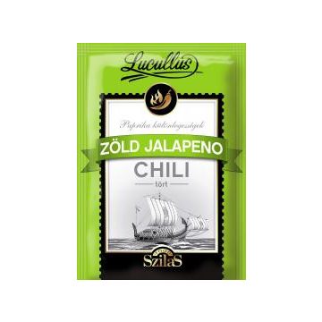 Lucullus zöld jalapeno chili tört 10g