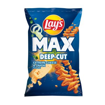 Lay's MAX Deep-Cut 55g Cheese & Onion