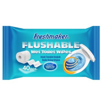 Freshmaker Nedves toalettkendő (Flushable) 40 db
