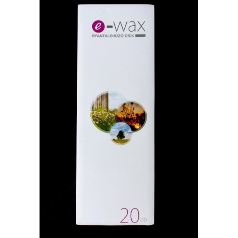 E - wax Gyantalehúzócsík - 20 db