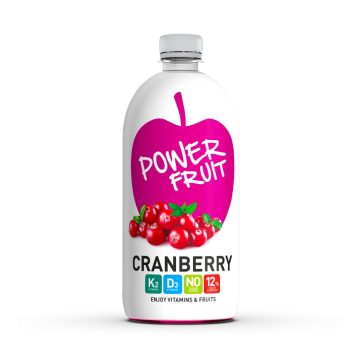 Power Fruit gyümölcsital 750ml Vörösáfonya /DRS/