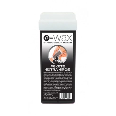 E - wax Gyantapatron 100 ml - extra erős fekete