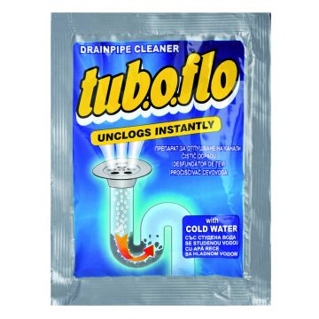   Tub.O.flo - Cold - lefolyótisztító granulátum hideg vízzel 60g