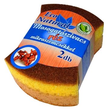 Eco Natural mosogatószivacs - 2 db - Réz mikroszemcsékkel