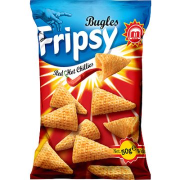 Fripsy 50g Bugles Red Hot Chillies 