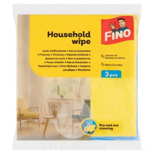 Fino Háztartási törlőkendő 3 db