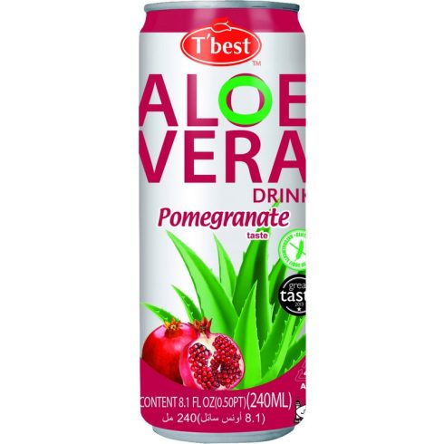 Aloe vera ital 240ml gránátalma ízű (Tbest)