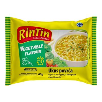 RinTin instant tésztás leves 60g Zöldség ízű