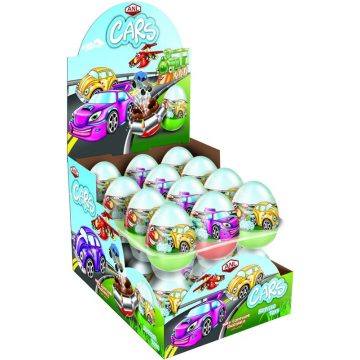 ANL tojás kakaós tejmasszából 25g játékkal (Cars)