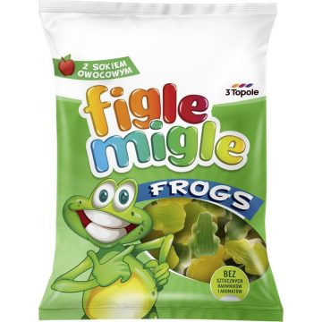 Figle Migle Gumicukor 80g frogs