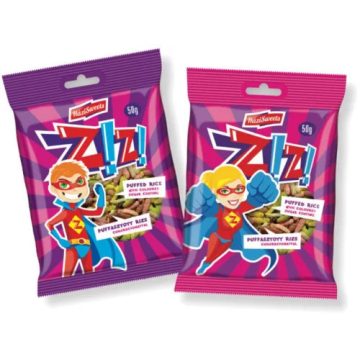 Zizi Pandi 50g gyümölcsízű puffasztott rizs