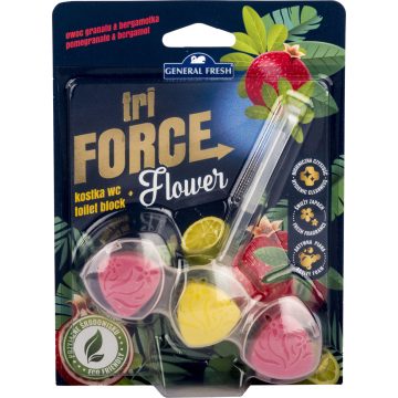   General Fresh Tri Force Flower toalett block 45g gránátalma & bergamott