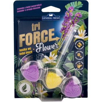   General Fresh Tri Force Flower toalett block 45g levendula & narancsvirág