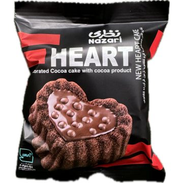   Nestor Dark szív alakú puha piskóta étbevonó chipssel 55g
