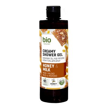 Bio Naturell Krémtusfürdő 473ml Méz & tej