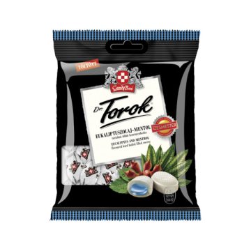   HáziSweets Dr.Torok töltött keménycukorka 75g eukaliptusz-menthol