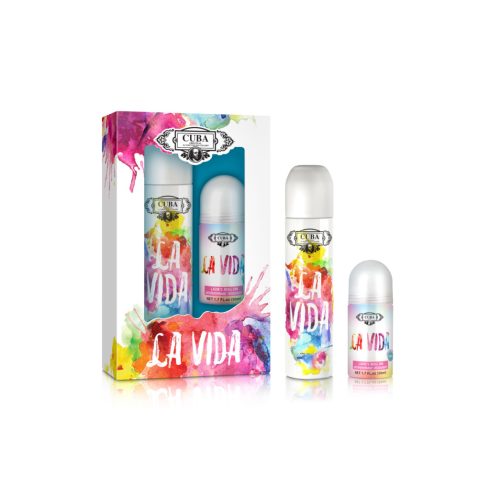 Díszdoboz - Cuba Set - La Vida (női) 100ml EDP + 50ml roll-on