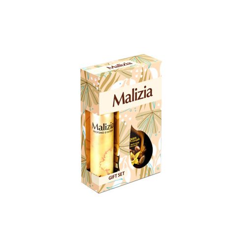 Díszdoboz - Malizia bipack - Argan (női) 300ml tusfürdő + 100ml Vanilla deo