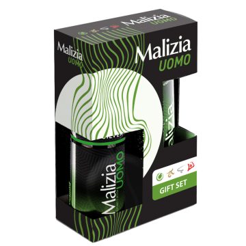   Díszdoboz - Malizia Uomo bipack - Vetyver (férfi) 250ml tusfürdő + 150ml deo