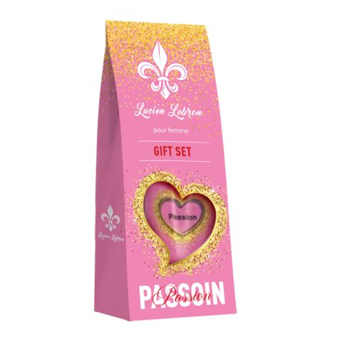 Díszdoboz - Lucien Lebron set - Passion (női) 30ml EDP + 75ml deo