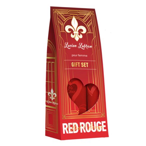 Díszdoboz - Lucien Lebron set - Red Rouge (női) 30ml EDP + 75ml deo