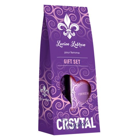 Díszdoboz - Lucien Lebron set - Crystal (női) 30ml EDP + 75ml deo