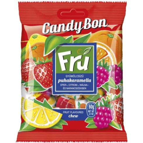 Fru Gyümölcskaramella színes 60g