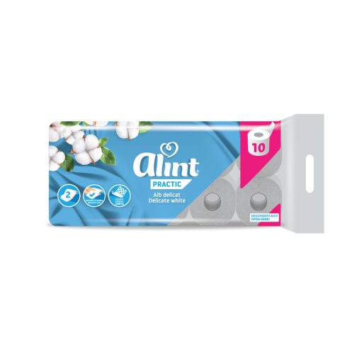 ALINT toalettpapír 2 rétegű 10 db Practic Delicate White
