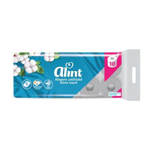 ALINT toalettpapír 3 rétegű 10db Velvet Touch