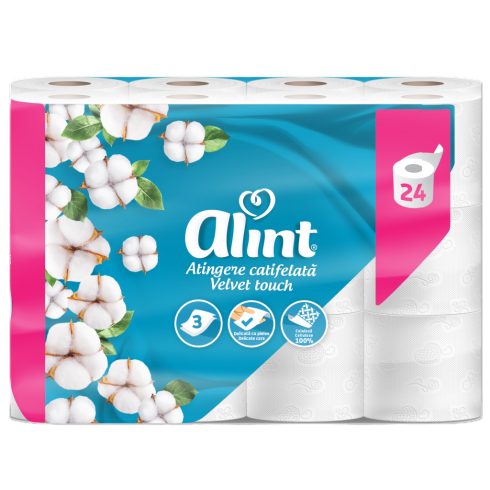 ALINT toalettpapír 3 rétegű 24db Velvet Touch 