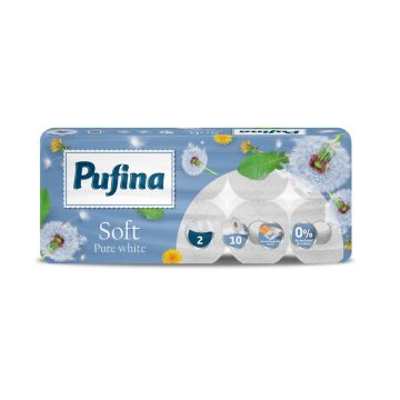 PUFINA toalettpapír 10db 2 rétegű Soft White