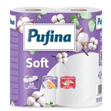 PUFINA papírtörlő 2db 2rétegű Soft