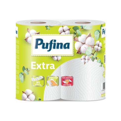 PUFINA papírtörlő 2db 2rétegű Extra