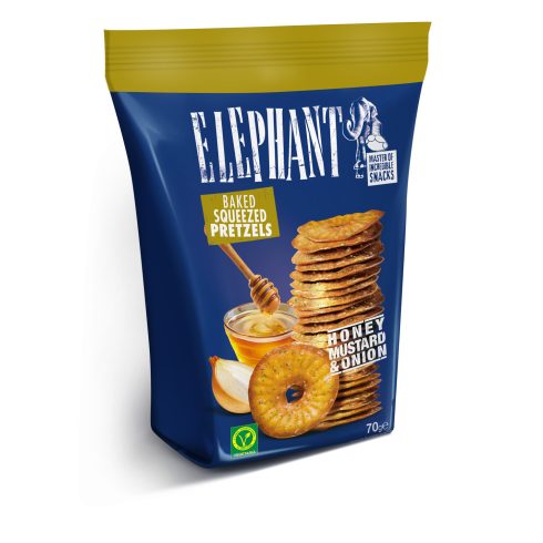 Elephant chips tallér 70g méz-mustár-hagyma