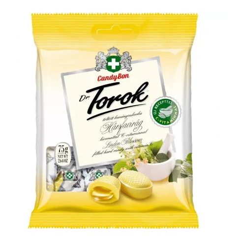 HáziSweets Dr.Torok töltött keménycukorka 75g Hársfavirág