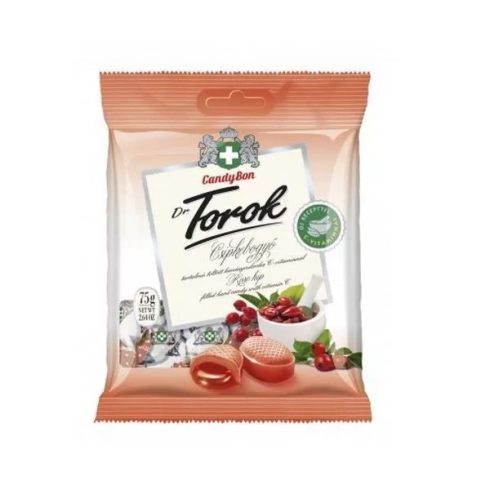 HáziSweets Dr.Torok töltött keménycukorka 75g Csipkebogyó