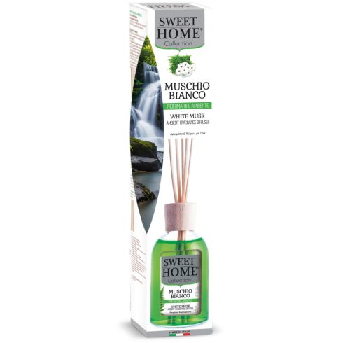 Sweet Home Pálcikás illatositó 100ml Fehér Pézsma