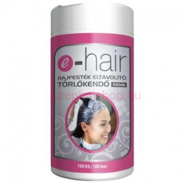 E - hair Hajfesték eltávolító kendő (100db)