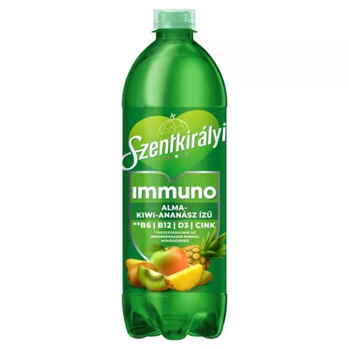 0,7L PET Szentkirályi Immuno - Alma-Kiwi-Ananász /DRS/